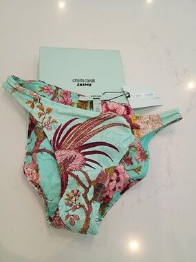 SKIMS X CAVALLI SWIM BOTTOMS L NWT